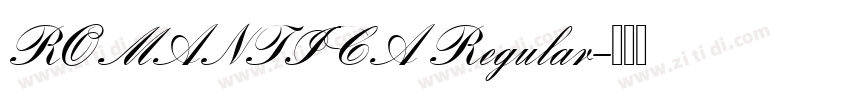 ROMANTICA Regular字体转换
